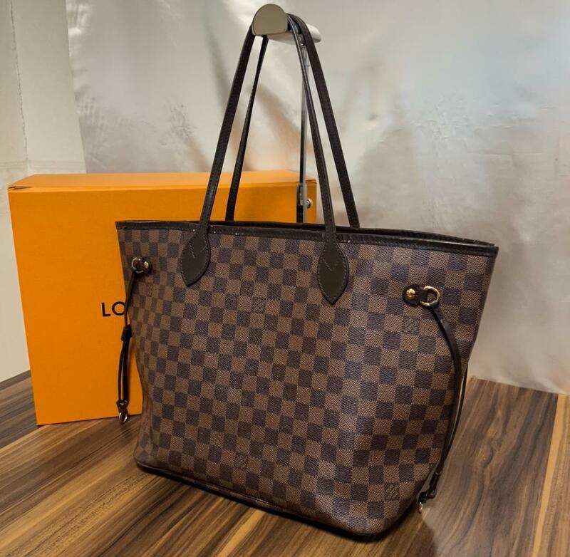 ★正規品★Louis Vuitton ルイヴィトン バッグ トートバッグ ハンドバッグ ネヴァーフルMM ダミエ N51105 人気モデル♪