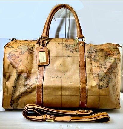 1円スタート！！　 PRIMA CLASSE　 プリマクラッセ 　イタリア製　 大容量　 PVC 　2way 　ボストンバッグ　 旅行鞄　