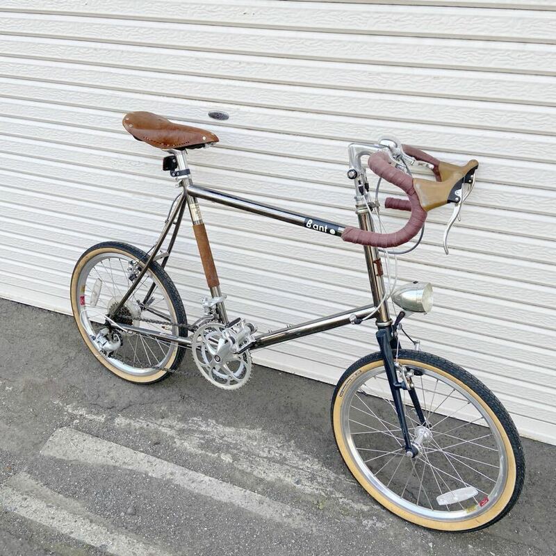 1 札幌発 店頭引き取り歓迎 ブルーノ/BRUNO ミニベロ 20インチ 自転車 ツーリングバイク BROOKSサドル 