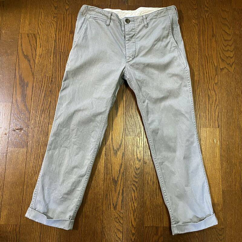 2013年”visvim(ビズビム) HIGH WATER CHINO/ハイ ウォーター チノ「シンチバック」2