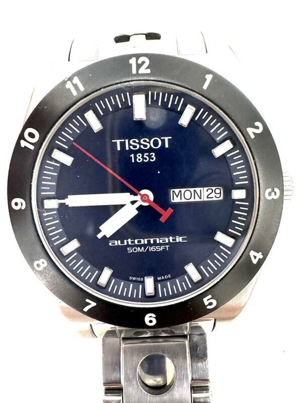 M：『稼働品』TISSOT／ティソ　PRS516 裏スケ　自動巻　メンズ腕時計　AUTOMATIC 50m／165ft 中古品