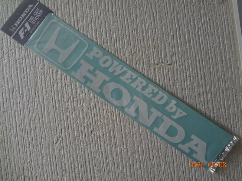 HONDA F1 DIE-CUT STICKKER POWERED by HONDA 転写ステッカー シール ホンダ 未使用