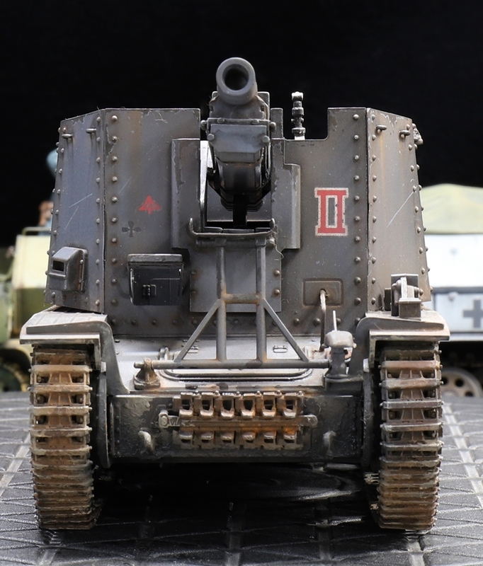 1/35 WW.II ドイツ軍 自走歩兵砲 グリレH初期型「124」 1942東部戦線 制作完成品