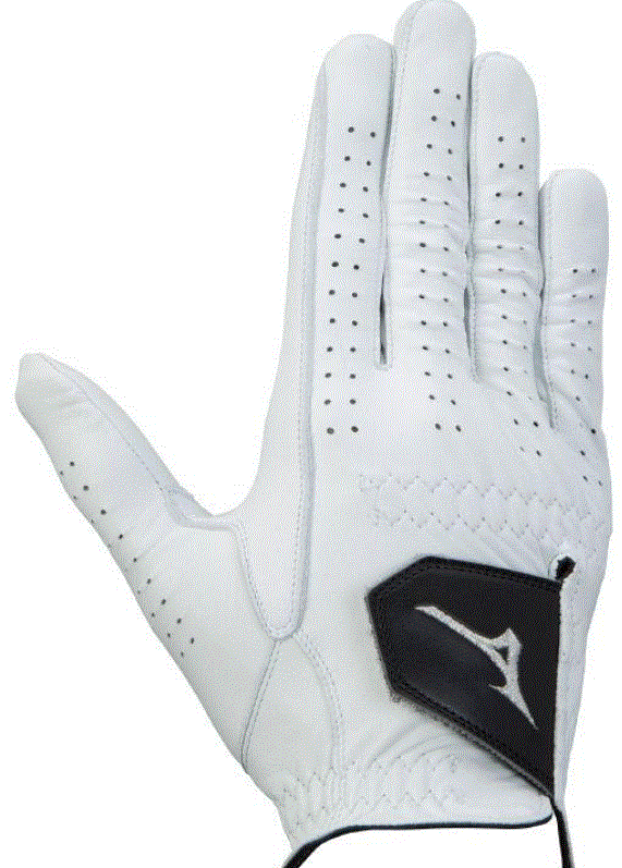 ミズノ メンズ・ゴルフグローブ 強革0.8 右手用(ホワイト・サイズ：23cm