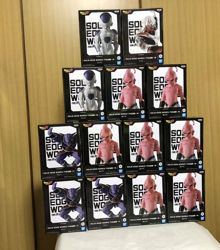 ドラゴンボールZ 魔人ブウ フリーザ ギニュー ジース THE 出陣 SOLID EDGE WORKS フィギュア まとめ売り 13体セットプライズ 