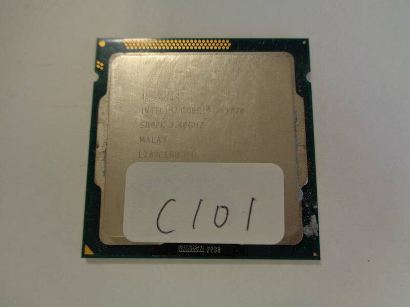 Intel Core i7 i7-3770 SR0PK 3.40GHz Socket1155 管理C101