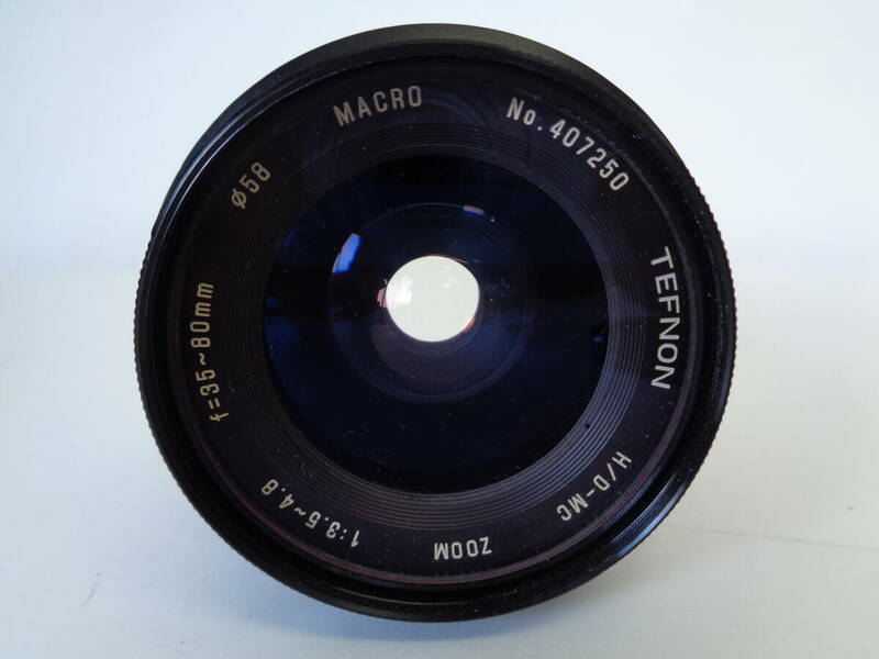 TEFNON H/D-MC ZOOM 1/3.5-4.8 35-80mm Φ58 MACRO 動作未確認 ジャンク品 管理LP