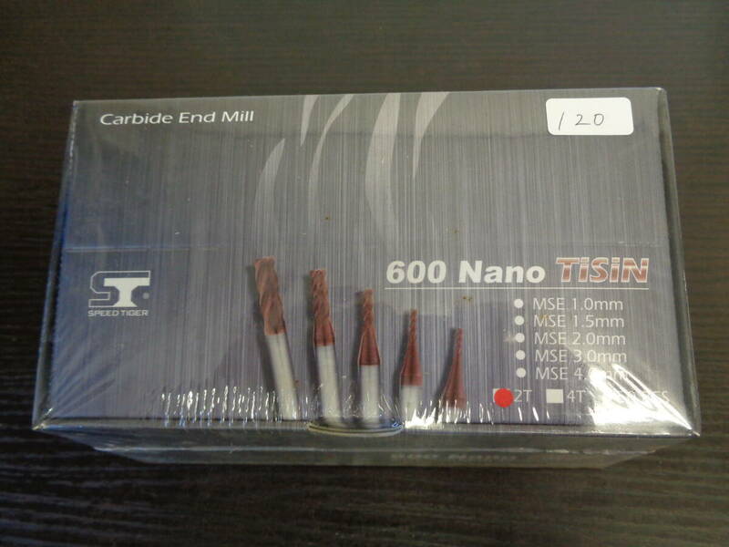 超硬エンドミル スピードタイガー 600 Nano TiSiN Carbide End Mill 未使用品 管理ZI-60-120