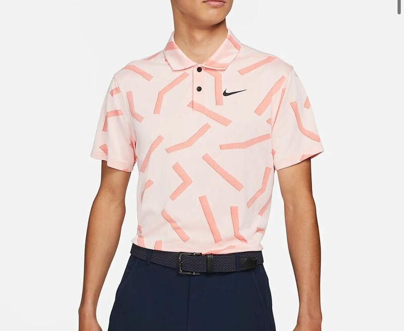 NIKE ナイキ　ポロシャツ GOLF ゴルフ オレンジ　正規品　美品　廃盤　マキロイ　半袖　