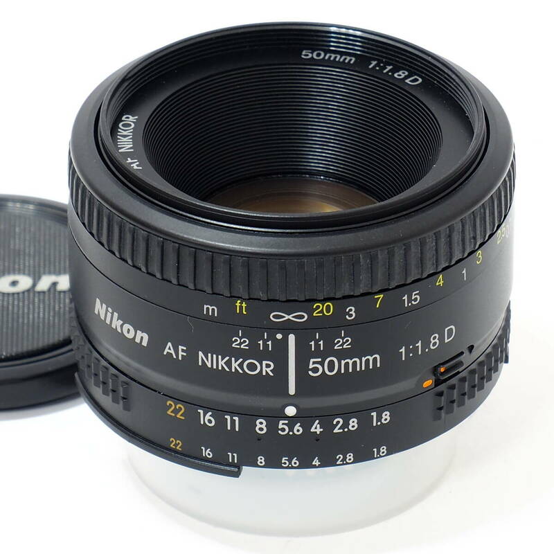Ai AF NIKKOR 50mm F1.8 D for Nikon F Mount 35mm Full Frame FX Format ニコン 一眼レフ おてがる高性能標準レンズ 軽量 コンパクト 格安
