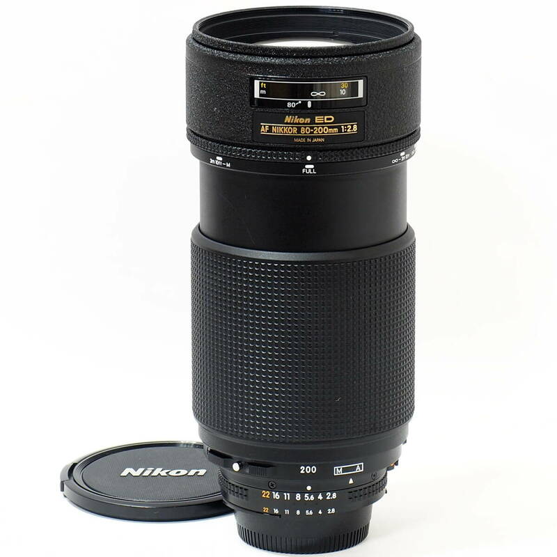 Ai AF NIKKOR ED 80-200mm F2.8 for Nikon F Mount 35mm Full Frame FX Format 直進ズーム一作動式でマニュアルフォーカスの操作性抜群！
