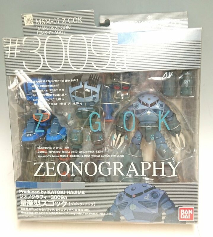 ◇【未開封】GUNDAM FIX FIGURATION ZEONOGRAPHY #3009a【量産型ズゴック】GFF カトキハジメ ガンダム MSV 完成品