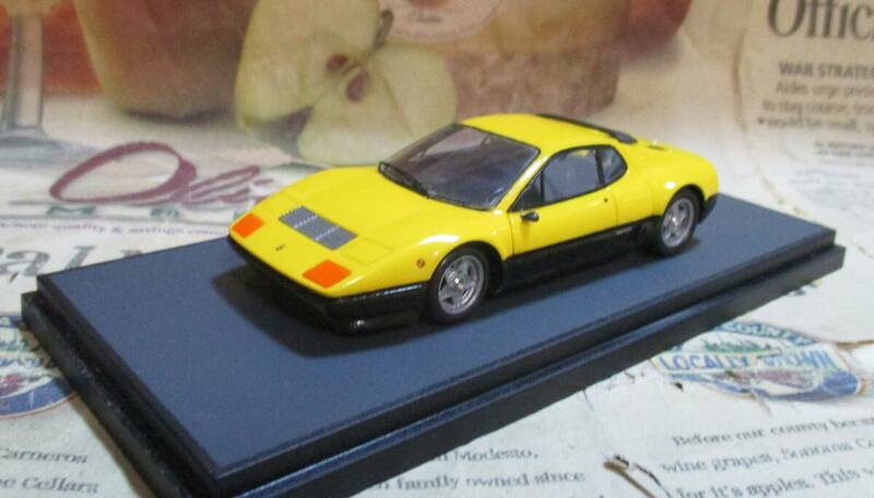 ☆絶版*BBR完成品*1/43*1976 Ferrari 512BB イエロー*フェラーリ≠MR