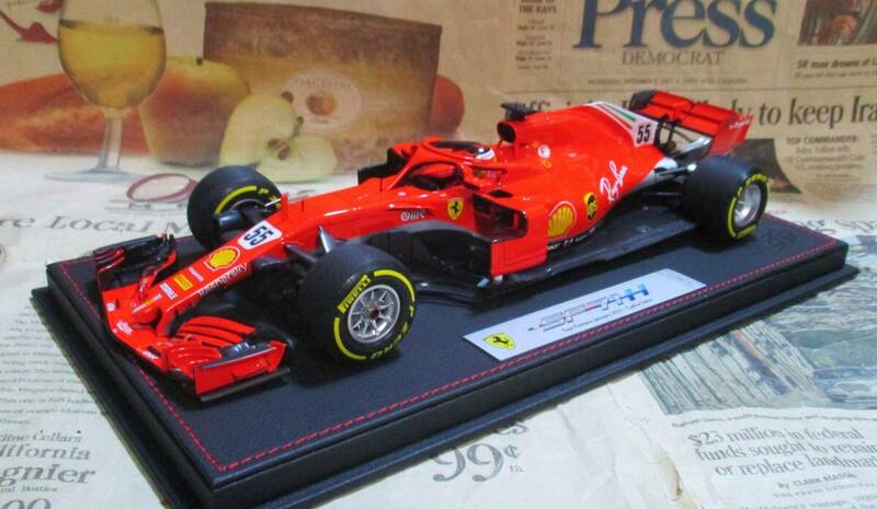 ★超レア絶版*世界3台*BBR*1/18*Ferrari SF71-H #55 Test Fiorano January 2021*Carlos Sainz≠MR