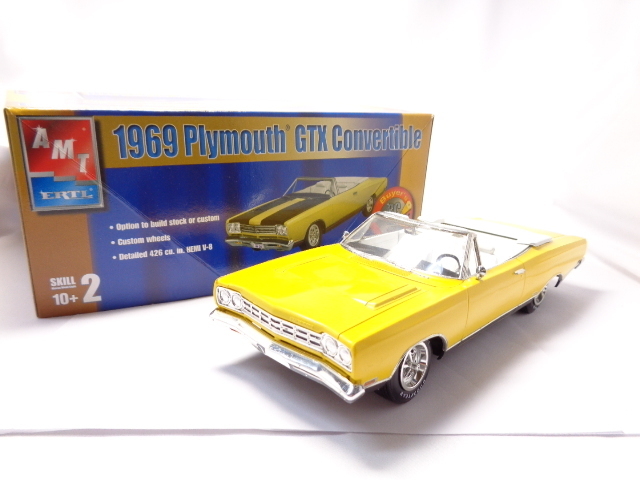 AMT ERTL 31231 Plymouth GTX Convertible 1969 1/25 AMT ERTL プリマス GTX コンバーチブル （箱付）送料別
