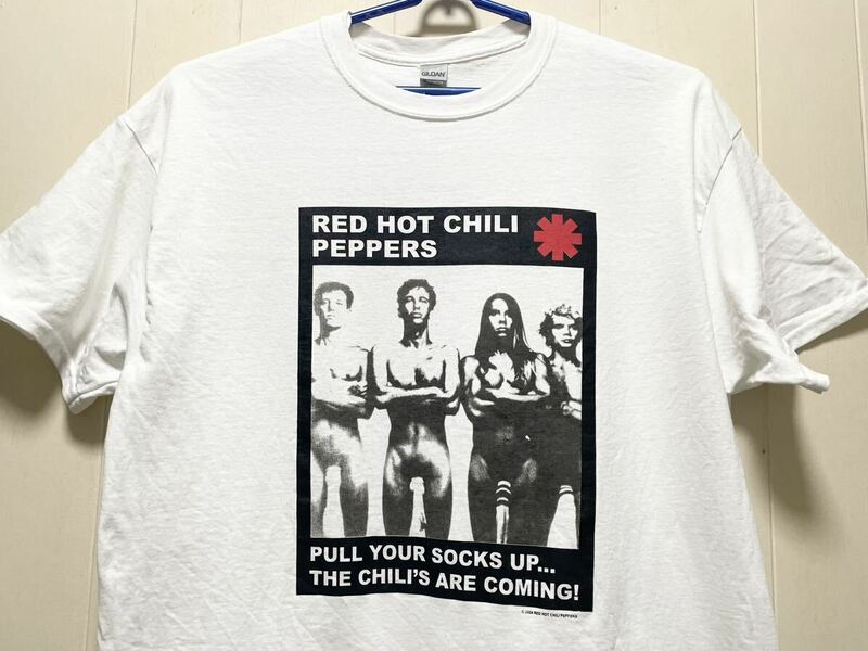 RED HOT CHILI PEPPERSレッドホットチリペッパーズTシャツXLコピーライト、バンド Tロック Tミュージック T