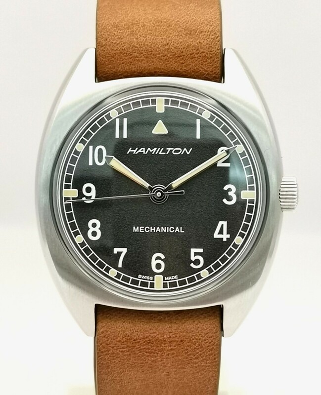 超美品 HAMILTON ハミルトン H764190 カーキ パイロット パイオニアメカ 手巻き 時計