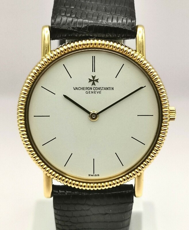 美品 VACHERON CONSTANTIN ヴァシュロン・コンスタンタン コインエッジ K18YG 金無垢 手巻き 時計