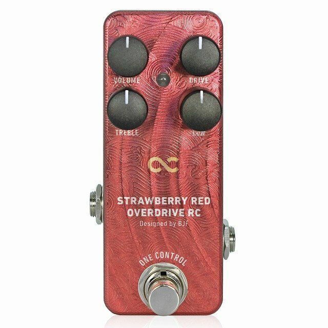 最落無し! One Control　STRAWBERRY RED OVERDRIVE RC / a45225　クリアで現代的なサウンドを作るスタンダードなオーバードライブ　1円