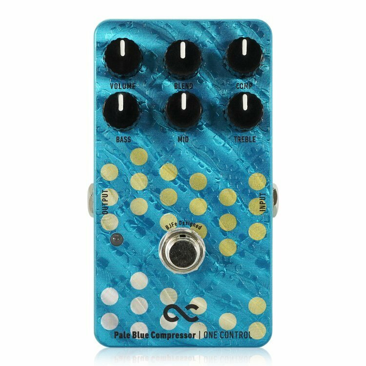 最落無し! One Control Pale Blue Compressor　/ a45300　BJFE Pale Green Compressorに基づいて制作されたペダル　1円