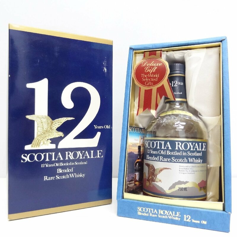 古酒 SCOTIA ROYALE 特級 スコシアロイヤル 12年 スコッチウイスキー 750ml 箱付き ☆P