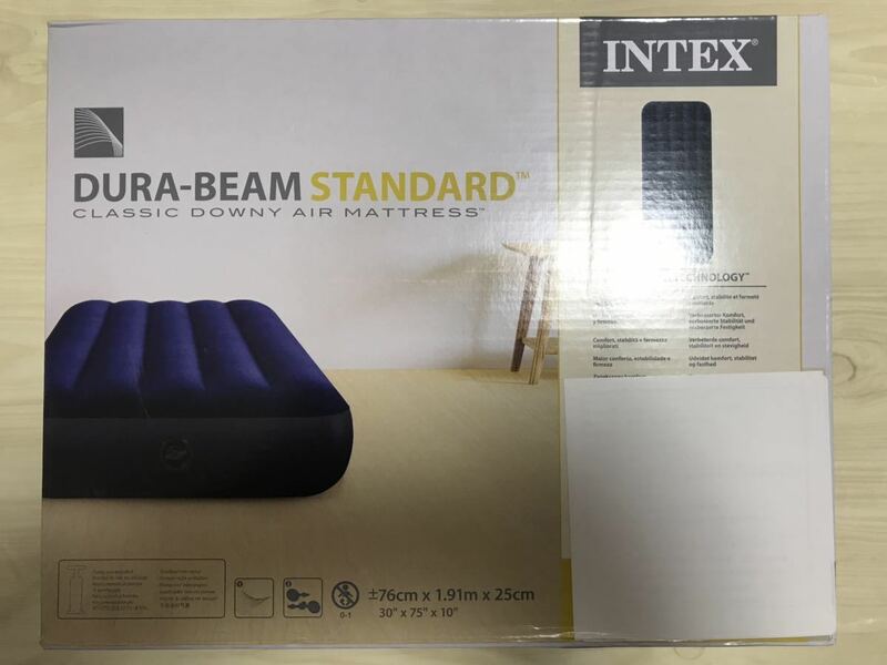 ★☆★【来客用や非常用、事務所にも】INTEX DURA-BEAM STANDARD（76×191×25cm）安心の国内発送【新品・未使用】★☆★ ※ポンプなしです