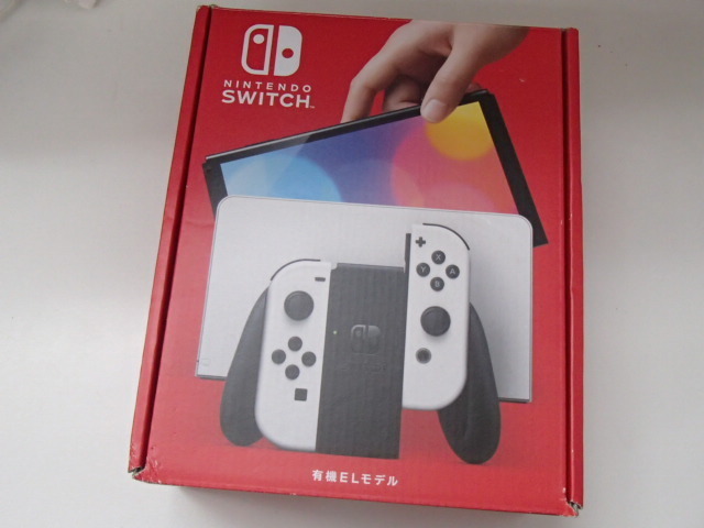 #61118【美品】Nintendo Switch 本体 有機ELモデル HEG-S-KAAAA ホワイト 任天堂 ニンテンドースイッチ 店舗印なし ゲーム機