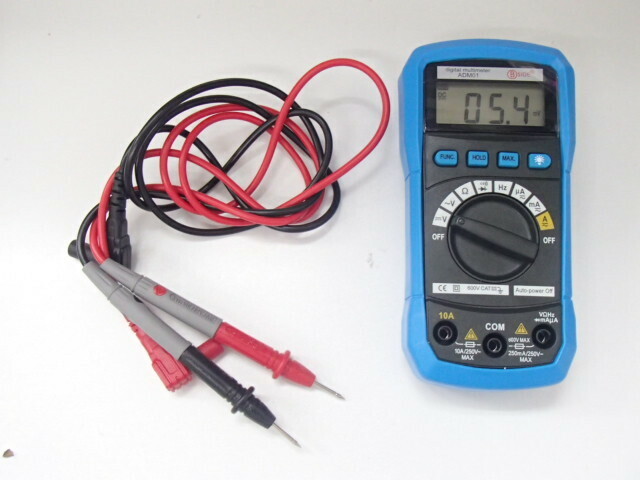 #61137【中古】電気回路テスター ADM01 DMMデジタルマルチメーター 計測器 電圧 抵抗 電流
