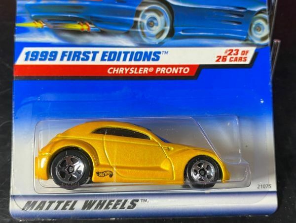 ホットウィール HOTWHEELS CHRYSLER PRONTO クライスラー プロント 黄 1999 FIRST EDITIONS