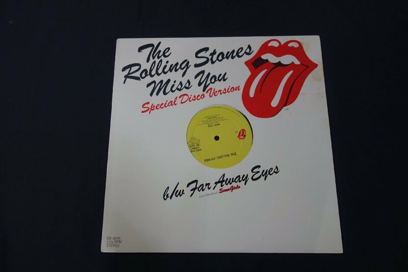 レコード(6)　LP　当時物　The Rolling Stones ◇ Miss You Special Disco Version　Far Away Eyes