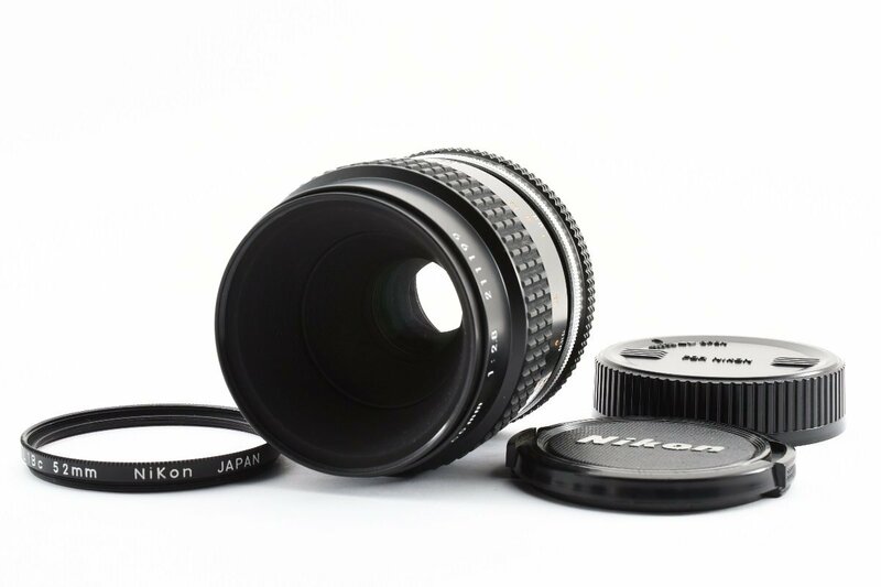 美品 ニコン Nikon Ai-S Micro-NIKKOR 55mm F2.8 レンズ内かなり綺麗です