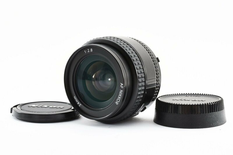 美品 ニコン NIKON AF NIKKOR 24mm f2.8 レンズ