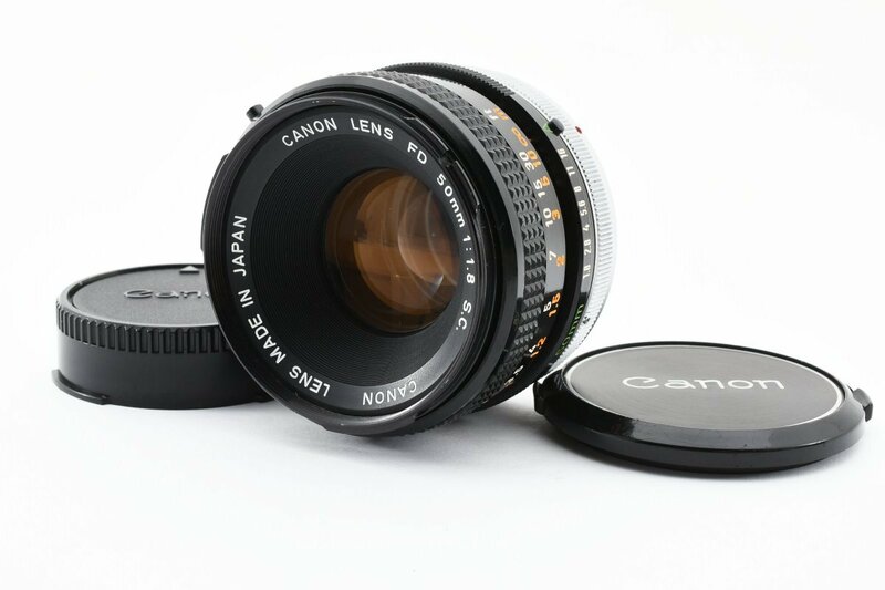 Canon キャノン FD 50mm F1.8 S.C MF Standard Lens
