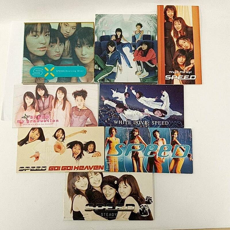 #1076-D SPEED CD アルバム 8cm CD 1990年代 90s 平成 音楽 J-POP 邦楽 8枚セット まとめ グッズ 現状品 コレクション品
