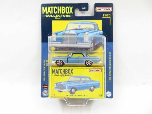 (n1999）マッチボックス コレクターズ 1962 MERCEDES-BENZ 220 SE メルセデスベンツ 15/20 MATCHBOX
