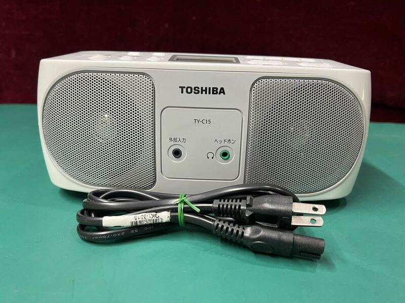 TOSHIBA トウシバ　東芝 CDラジオ TY-C15 動作OK (80s)
