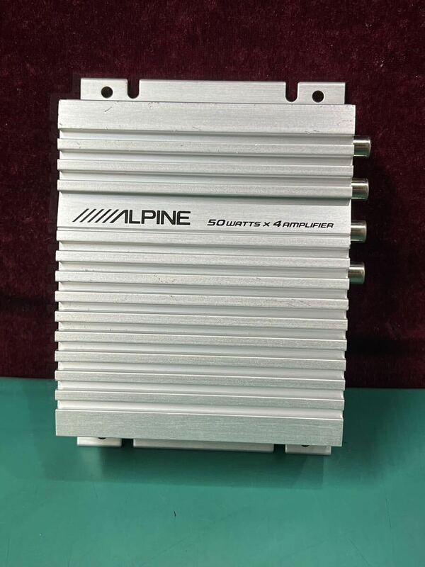 ALPINE アルパイン 小型 4ch POWER AMPLIFIER DVA-7899J 動作未確認　(60s)