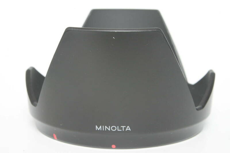 ミノルタ　　A 28-105/3.5-4.5用フード　　バヨネットタイプ　　中古美品 