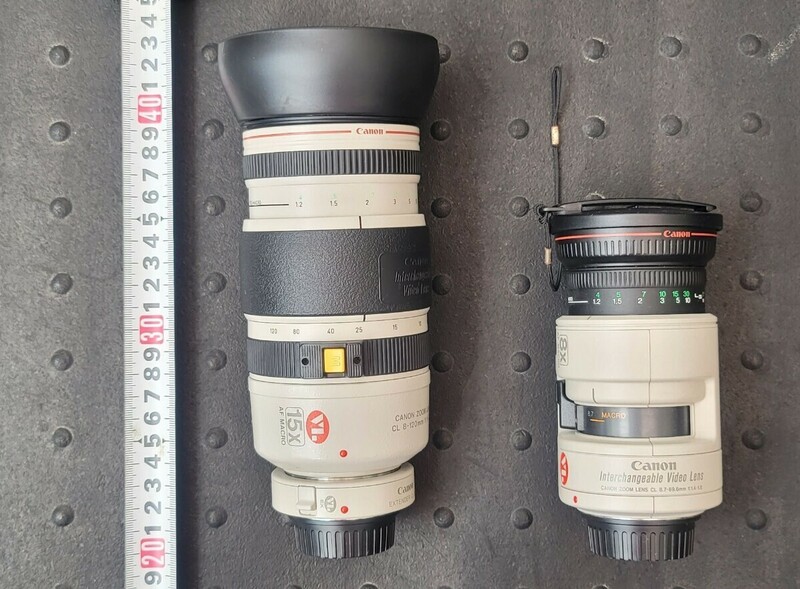 Canon Interchangeable Zoom Video Lens キャノン CANON ZOOM LENS CL 8-120mm 1:1.4-2.1 EXTENDER CL 2× 15× 8× AF MACRO レンズ