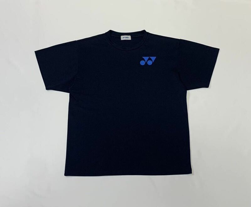 YONEX ヨネックス // 半袖 ロゴマークプリント ドライ Tシャツ (濃紺系) サイズ L