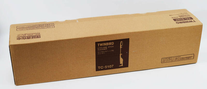 未開封保管品 TWINBIRD/ツインバード サイクロンスティック型クリーナー TC-5107 BR ブラウン 掃除機