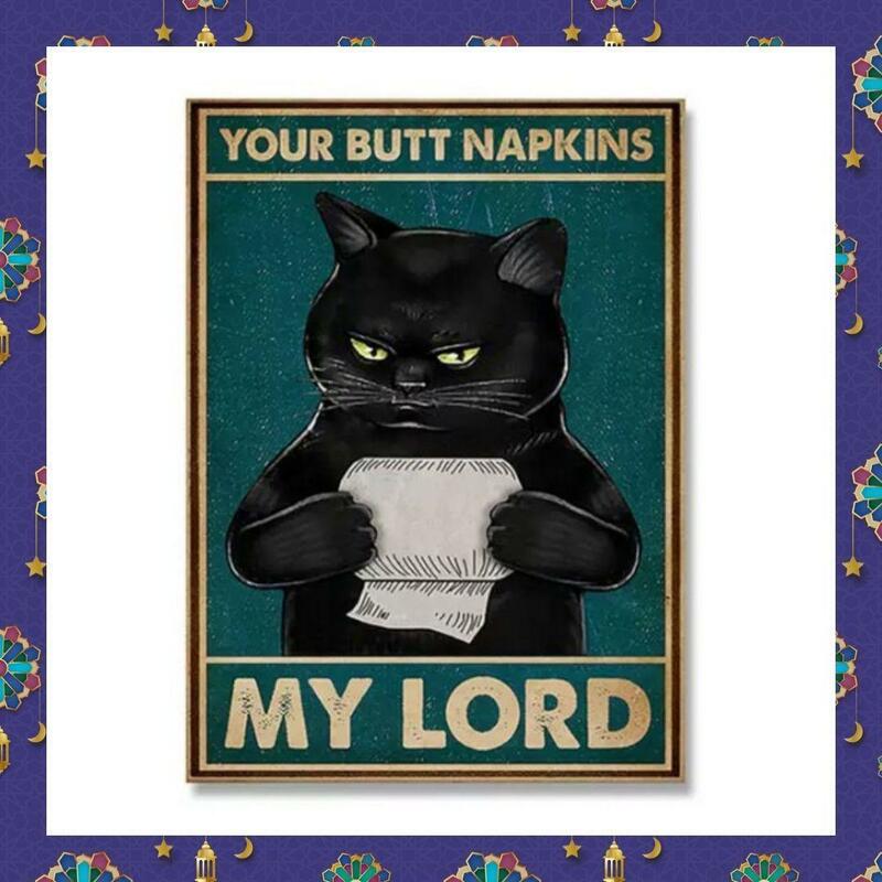 ブリキ看板　レトロ　黒猫　ウォールデコレーション　アンティーク　ヴィンテージ　ウォールデコレーション