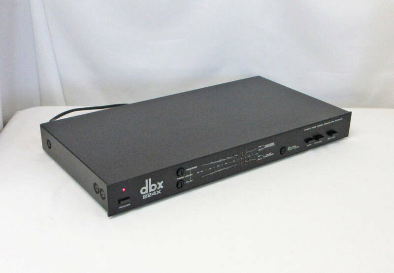 A726☆ジャンク品☆テープノイズリダクション☆dbx☆MODEL 224X☆電源ON確認☆日本製☆TYPE II TAPE NOISE REDUCTION SYSTEM θ