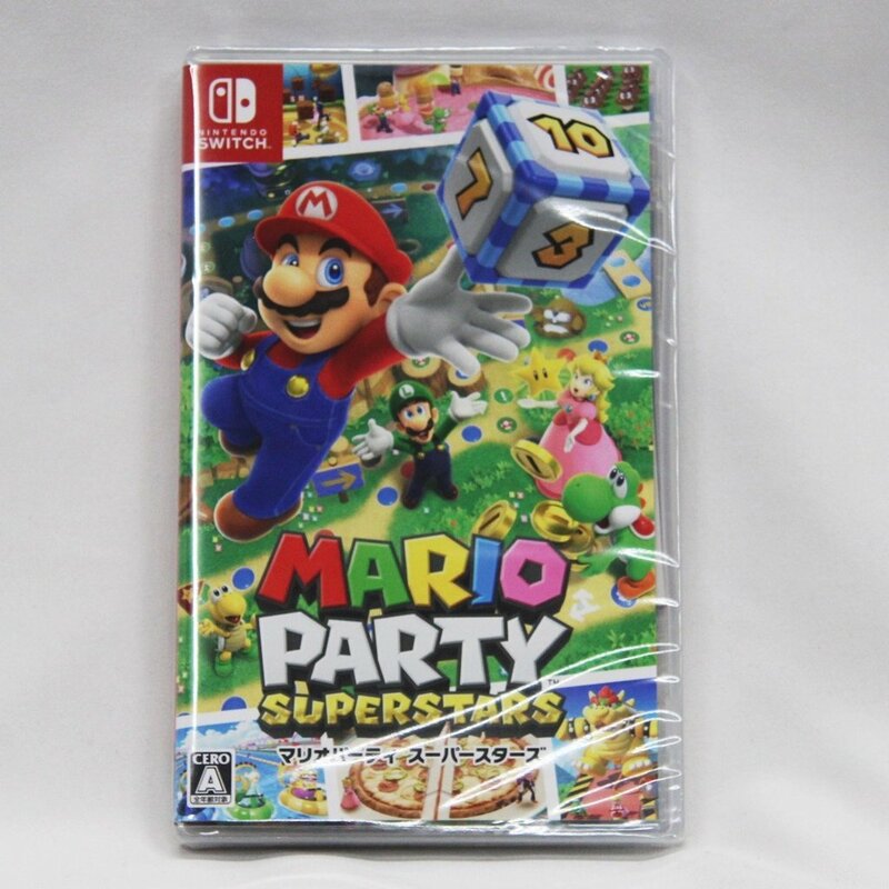Nintendo Switch ソフト ニンテンドースイッチソフト マリオパーティ スーパースターズ 未開封 m5-37789 m_z(j)