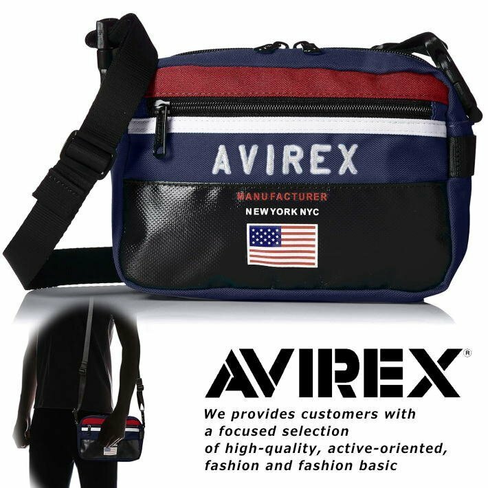 AVIREX ショルダーバッグ サコッシュ メンズ 7987204 アヴィレックス ブランド 正規品 アビレックス AX2005 コン 新品 1円 スタート