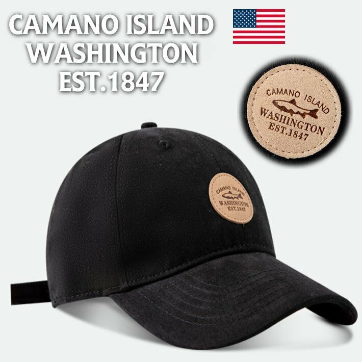 Camano Island 帽子 キャップ メンズ レディース アウトドア 釣り キャンプ 7987250 ブラック 新品 1円 スタート
