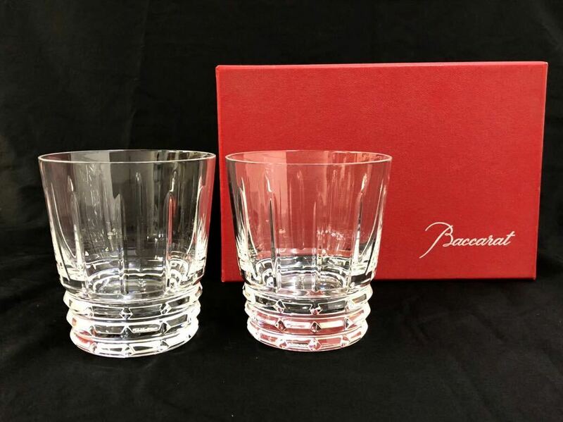 Baccarat バカラ アルルカン ロックグラス タンブラー ペアグラス 箱付