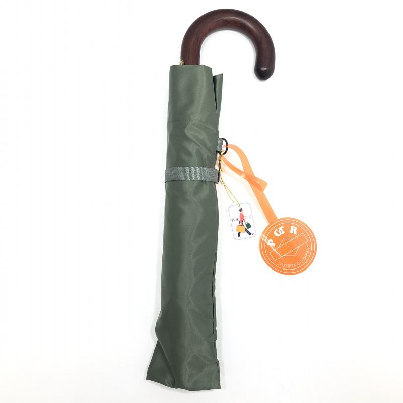 【中古】PORTER×前原光榮商店 FOLDING UMBRELLA WITHCOVER 386-00029 ポーター 折り畳み傘 オリーブ[240024459194]