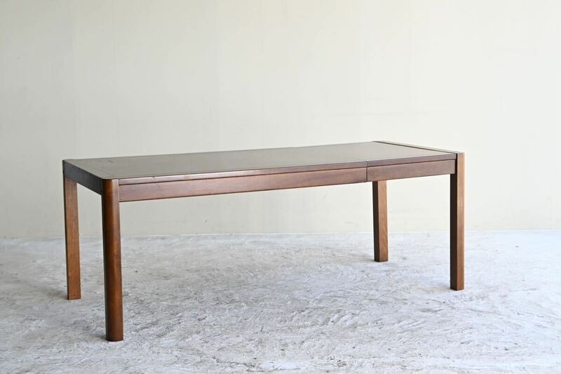 オールドカリモク 伸縮テーブル アンティーク ダイニングテーブル ヴィンテージ 家具 レトロ 一点もの 高級感 デザイン 収納家具 karimoku