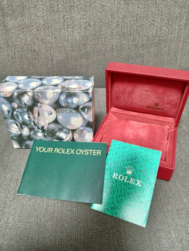 ROLEX ロレックス 空箱 外箱 内箱 BOX 赤 レッド 冊子 純正品 時計 腕時計 付属品 ケース 1円〜